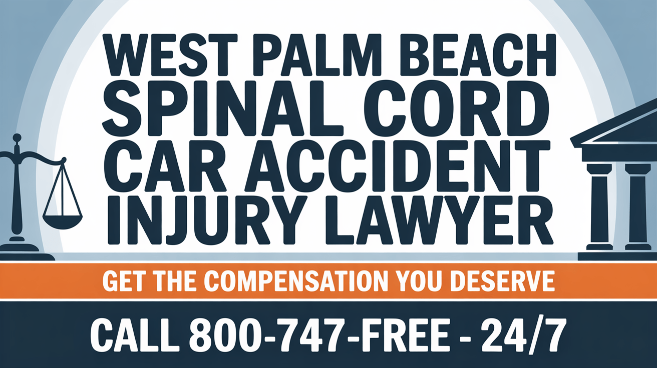 Abogado de lesiones por accidente automovilístico en la médula espinal de West Palm Beach