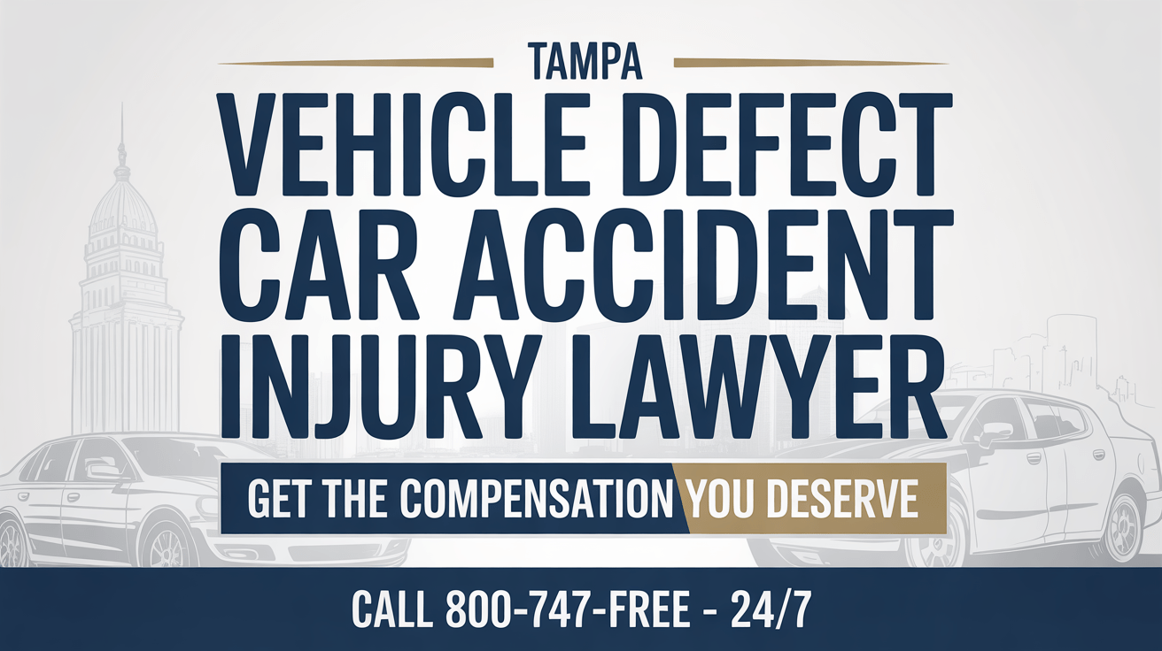 Abogado de Lesiones por Accidentes de Vehículos Defectuosos en Tampa