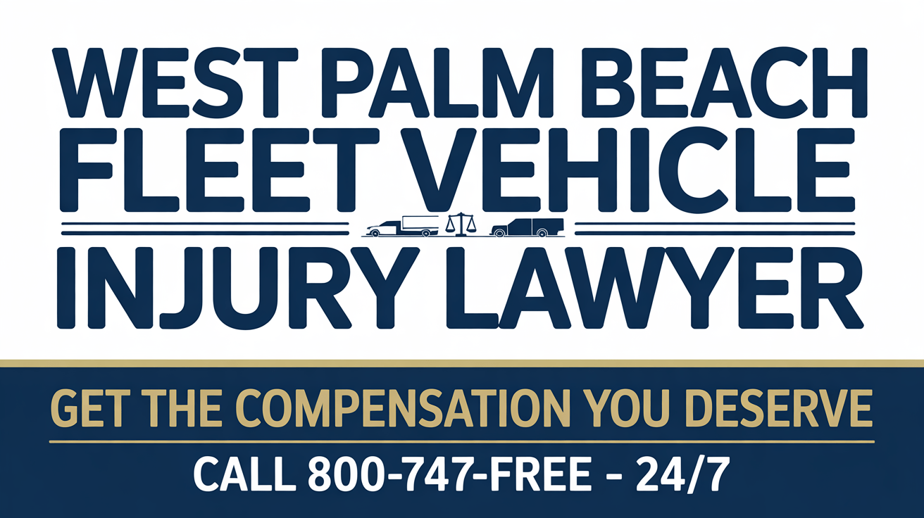 Abogado de lesiones por accidentes de vehículos de flota en West Palm Beach