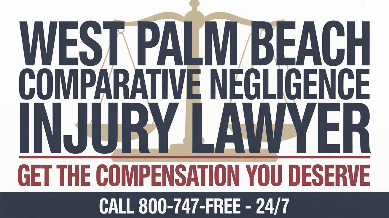 Abogado de Lesiones por Negligencia Comparativa en West Palm Beach