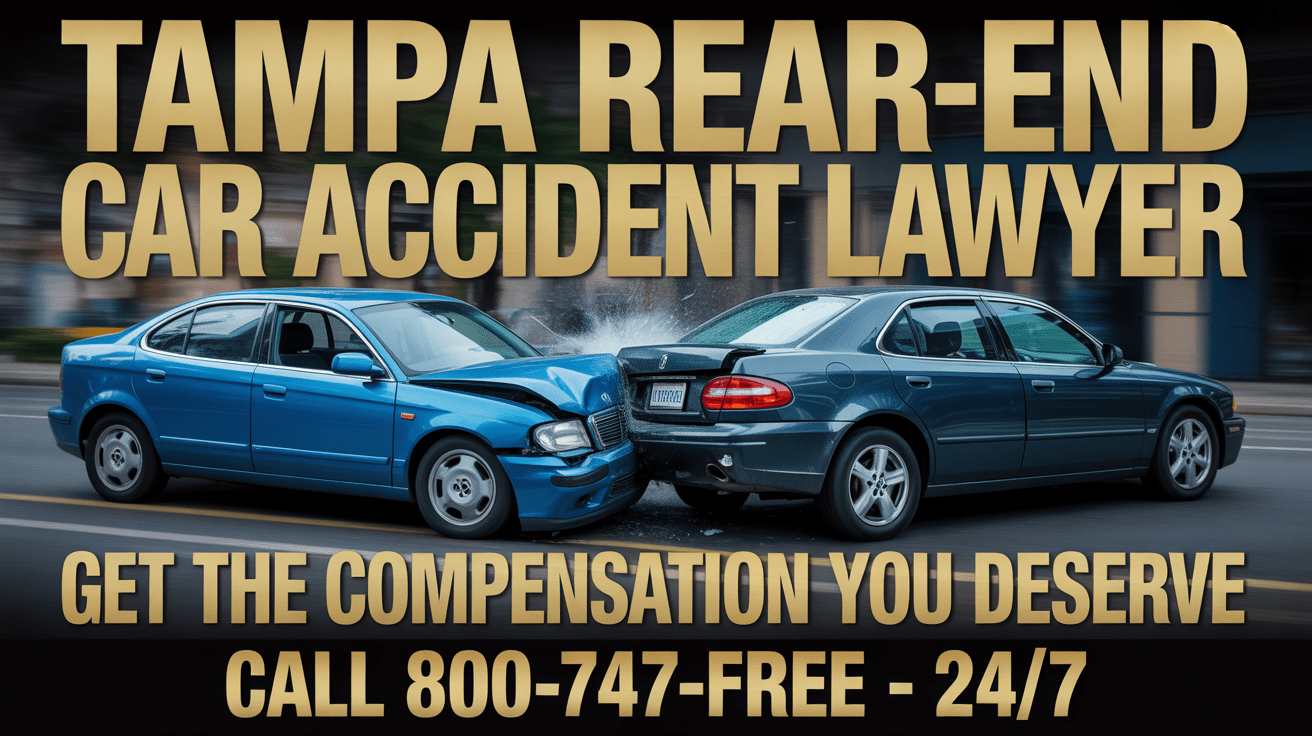 Abogado de lesiones por accidente de coche por alcance en Tampa