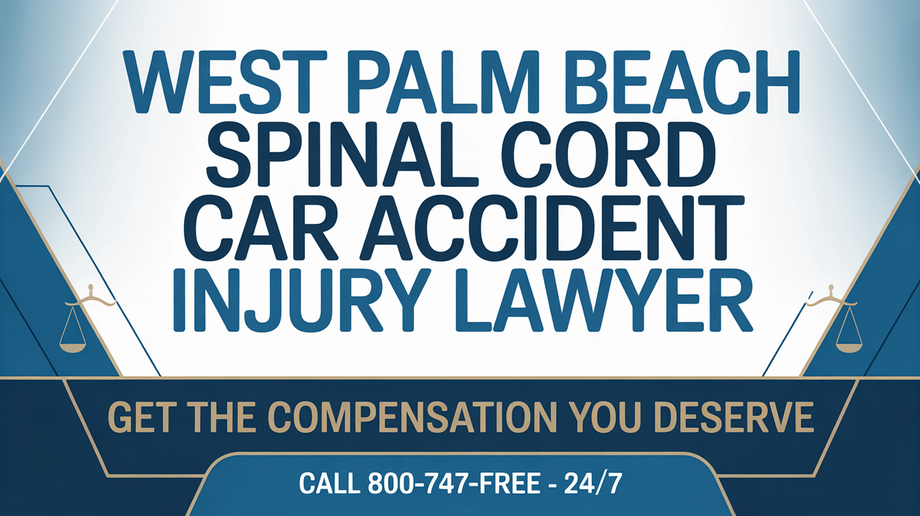 Abogado de lesiones por accidente de automóvil en la médula espinal de West Palm Beach