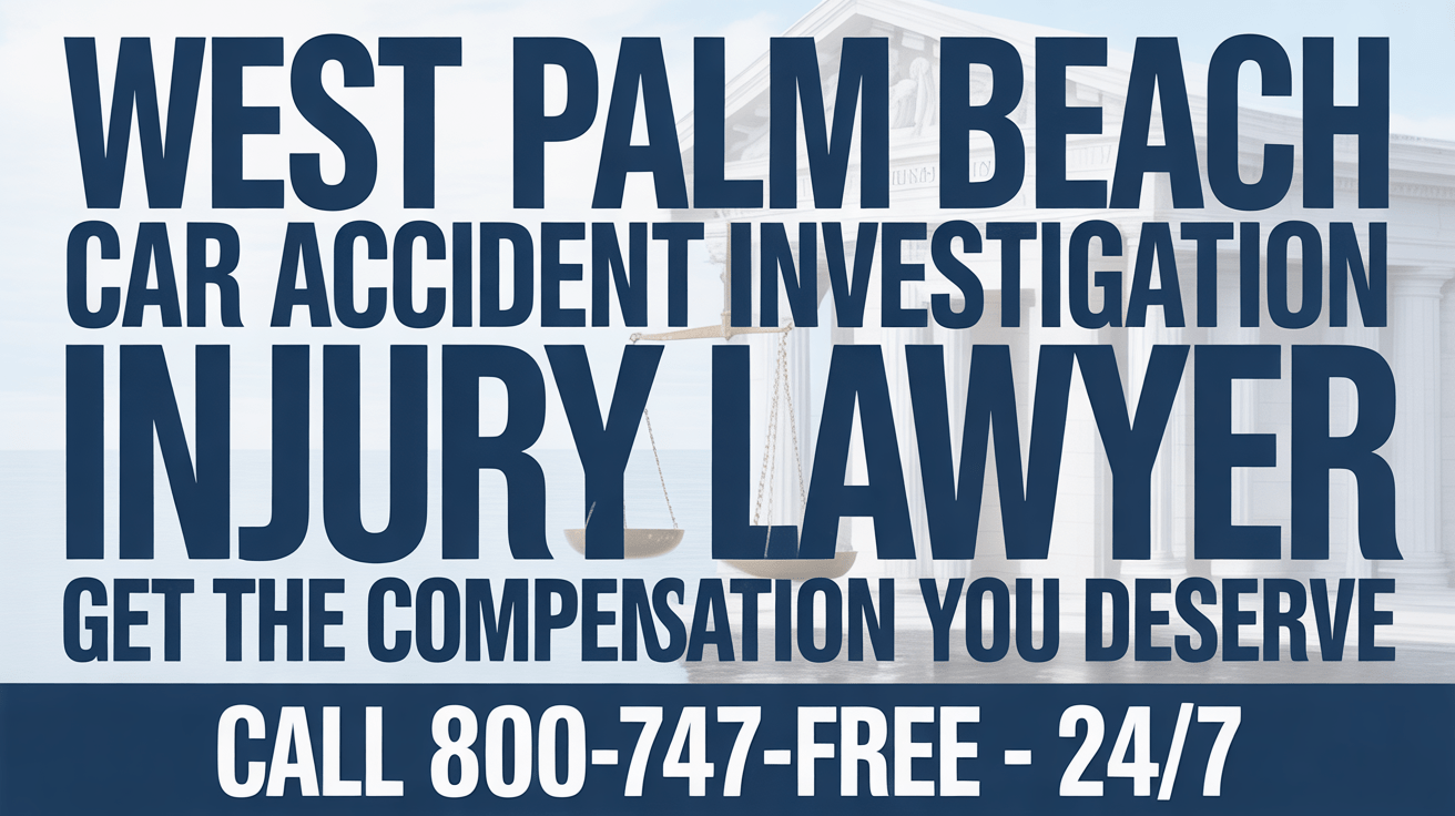 West Palm Beach Car Accident Investigation Injury Lawyer