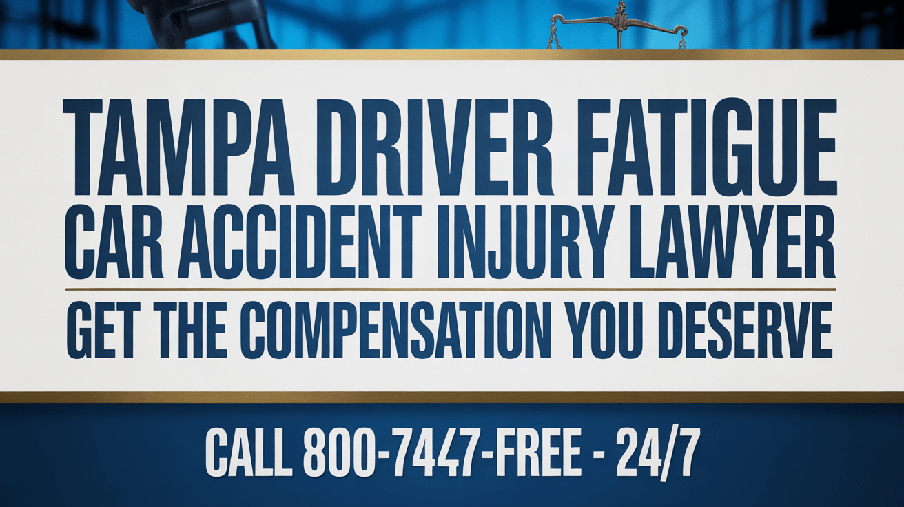 Tampa Driver Fatigue Car Accident Injury Lawyer