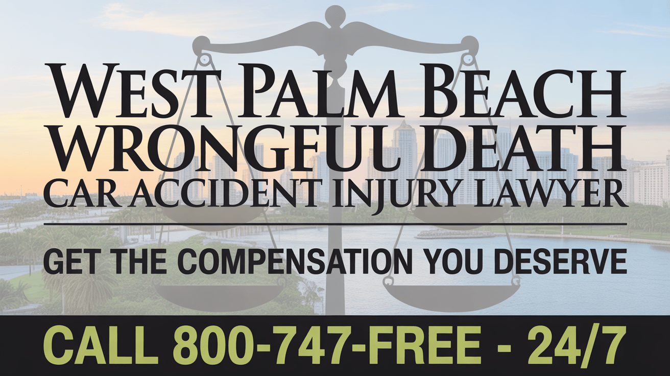 Abogado de lesiones por accidente automovilístico por muerte por negligencia en West Palm Beach