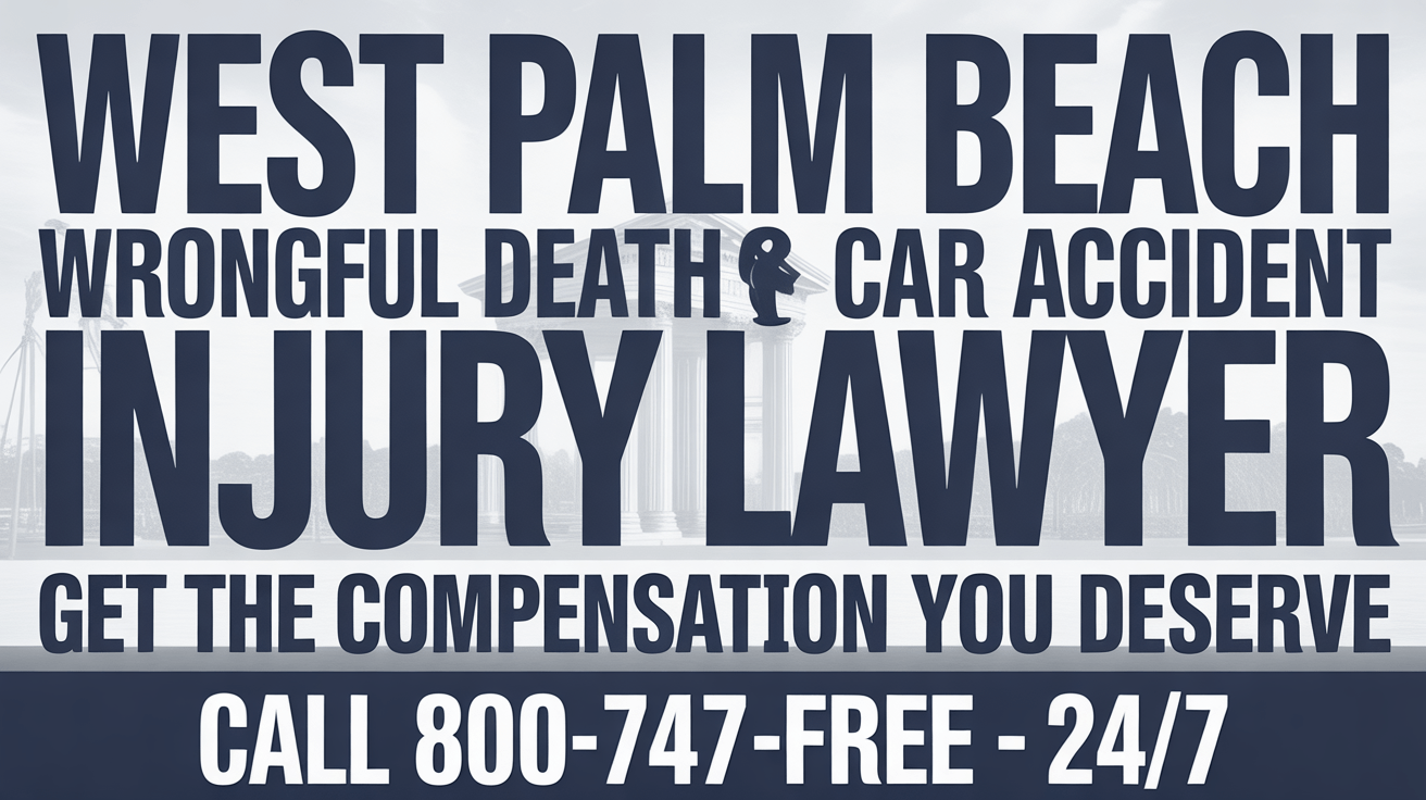 Abogado de lesiones por accidente de automóvil y muerte por negligencia en West Palm Beach