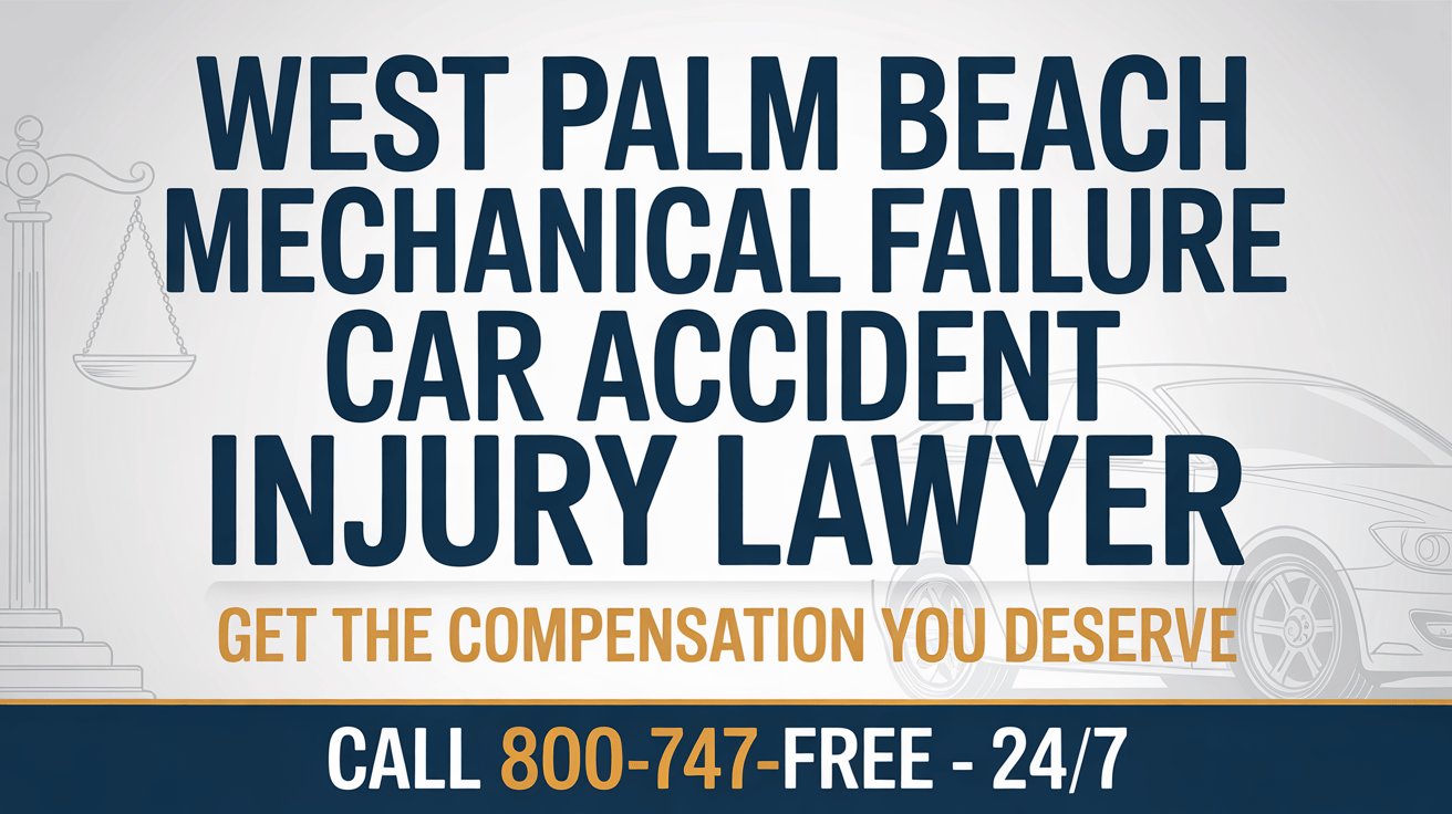 West Palm Beach Mechanical Failure Car Accident Injury Lawyer