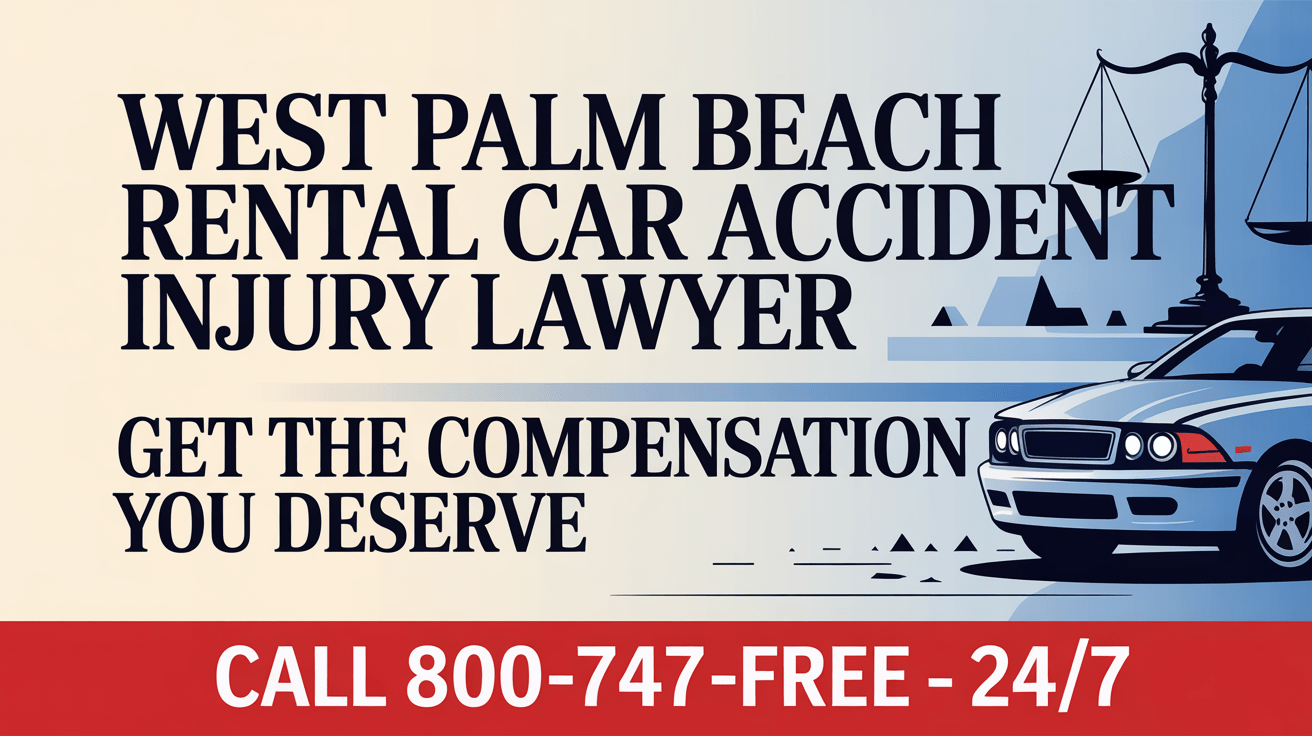 Abogado de lesiones por accidente de automóvil de alquiler en West Palm Beach