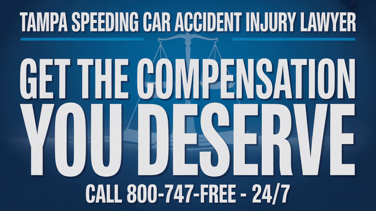 Abogado de Lesiones por Accidentes de Auto por Exceso de Velocidad en Tampa