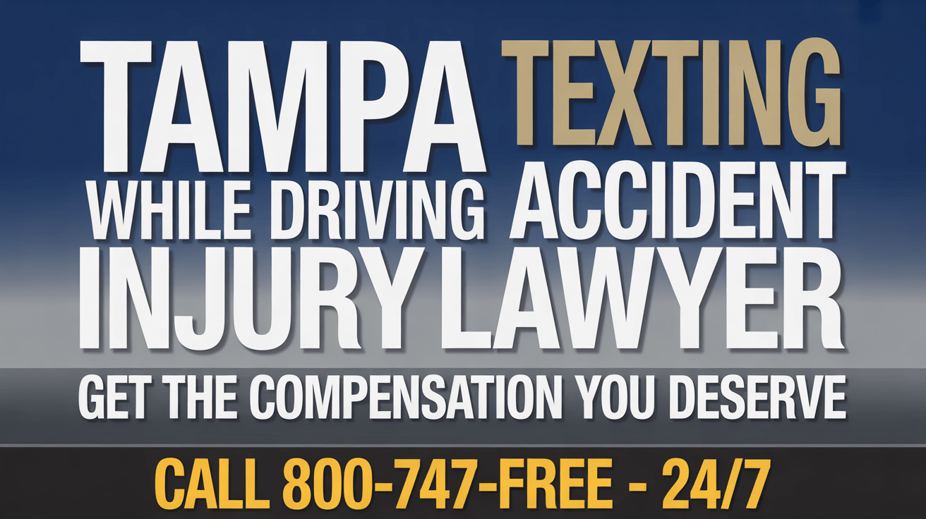 Abogado de Lesiones por Accidentes de Mensajes de Texto en Tampa