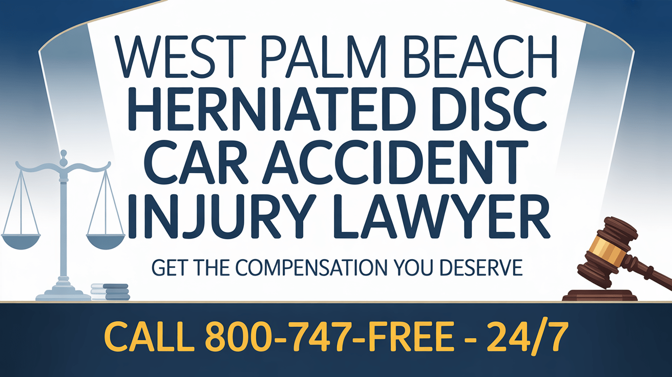 West Palm Beach Herniated Disc Car Accident Injury Lawyer