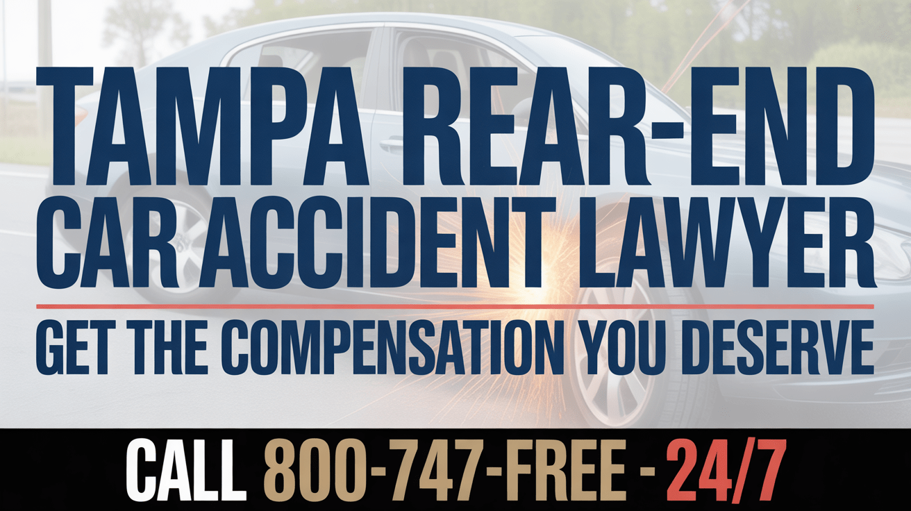 Abogado de Lesiones por Accidente de Auto por Alcance en Tampa