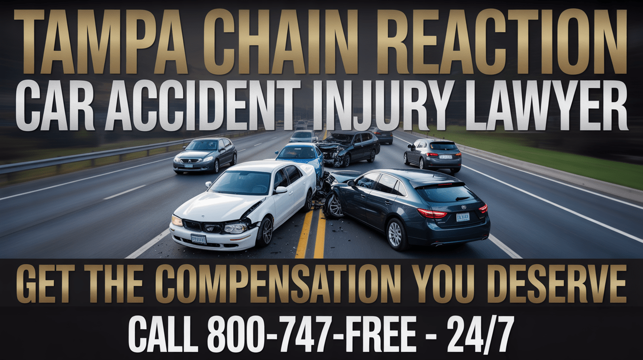 Abogado de Lesiones por Accidentes de Coche en Cadena en Tampa
