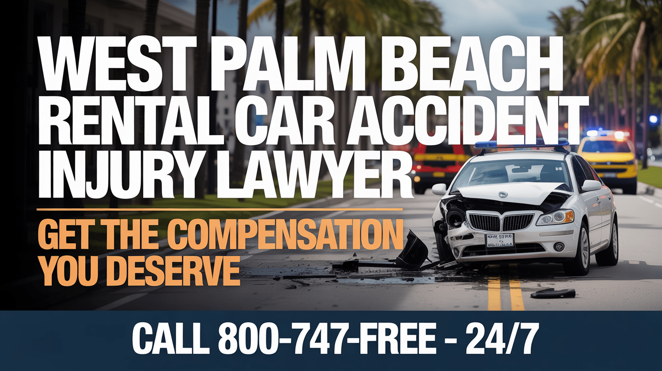 Abogado de lesiones por accidente de automóvil de alquiler en West Palm Beach