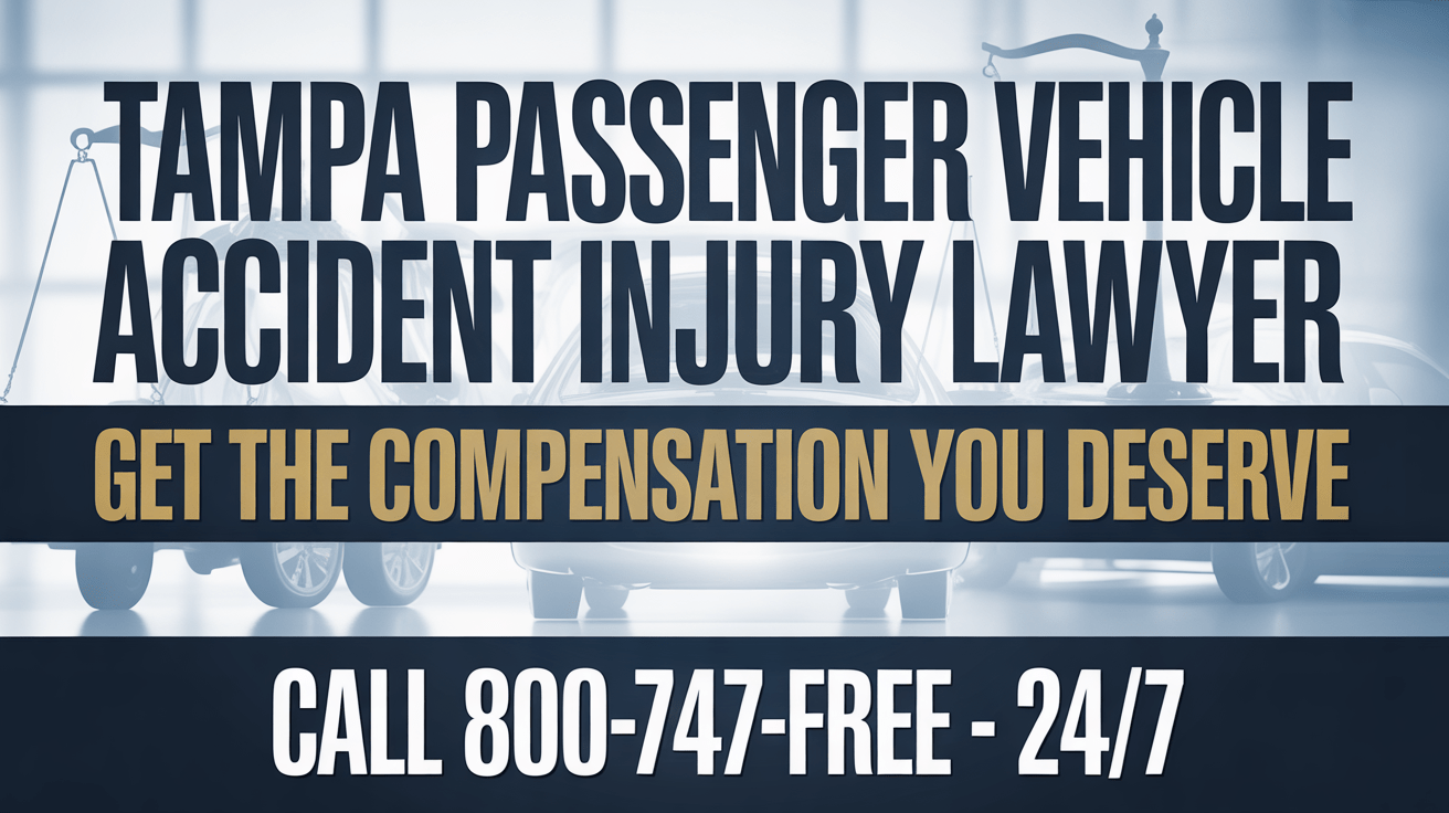 Tampa Passenger Vehicle Accident Injury Lawyer