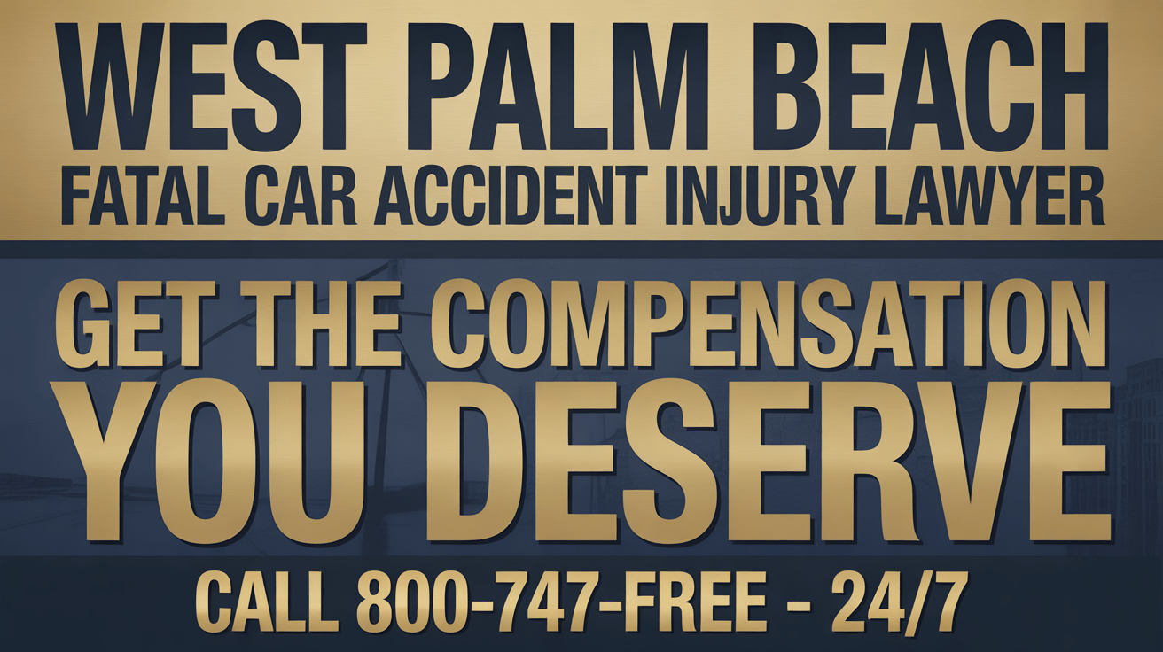 West Palm Beach Fatal Car Accident Injury Lawyer