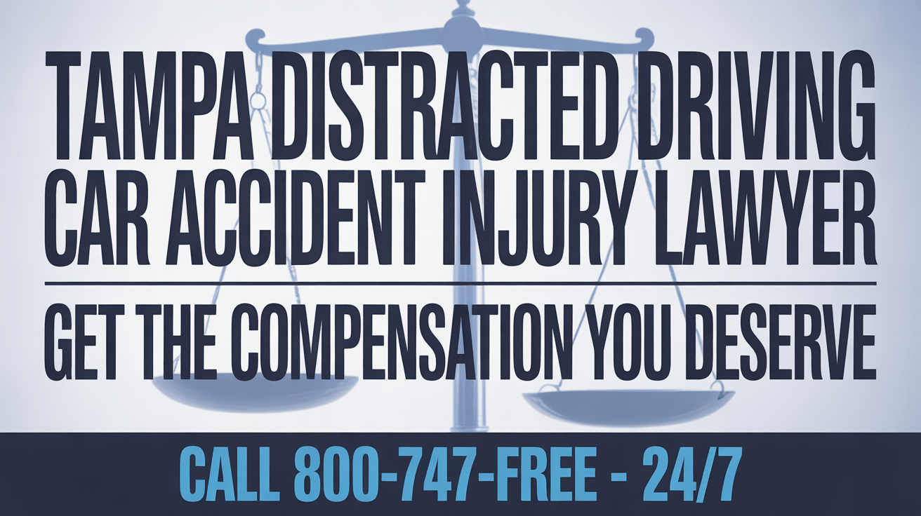Tampa Distracted Driving Car Accident Injury Lawyer