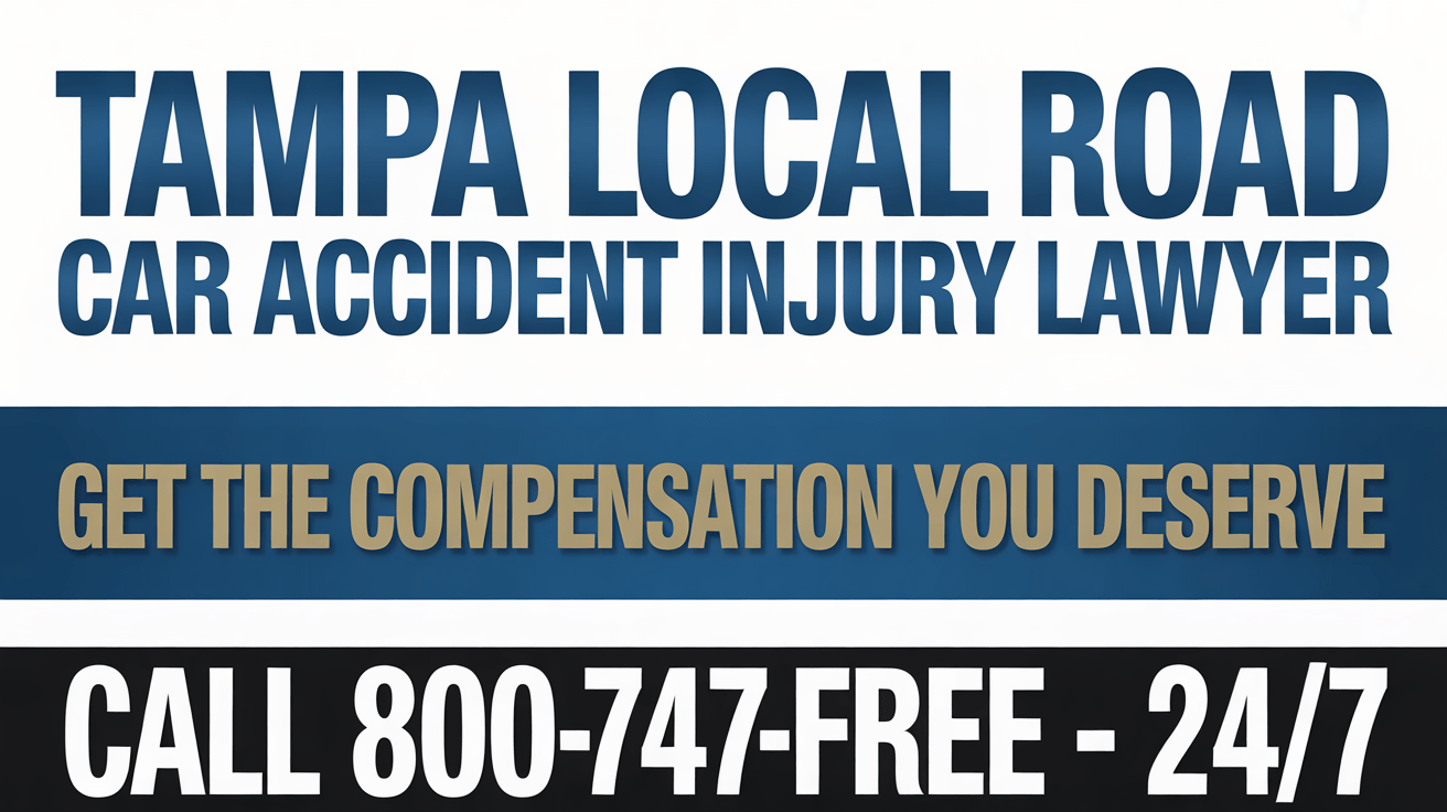 Abogado de Lesiones por Accidentes de Carro en Carreteras Locales de Tampa