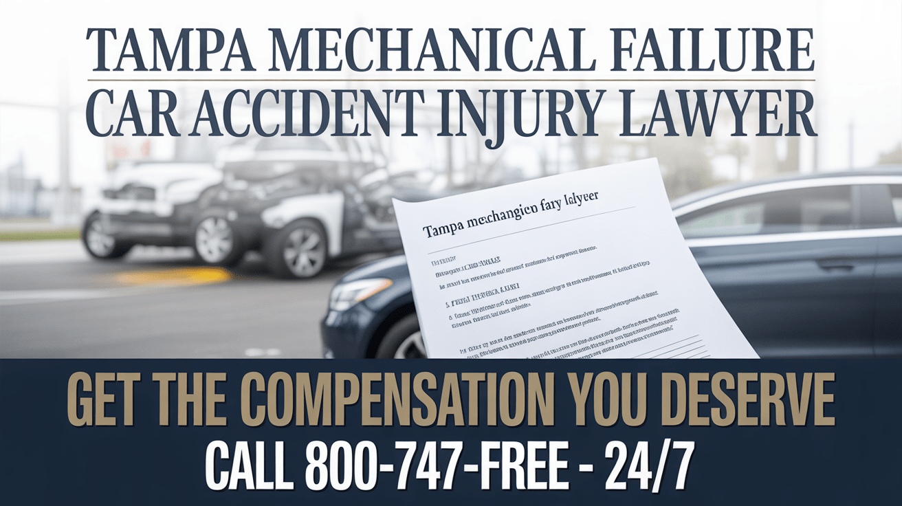 Abogado de Lesiones por Accidentes de Automóviles por Falla Mecánica en Tampa