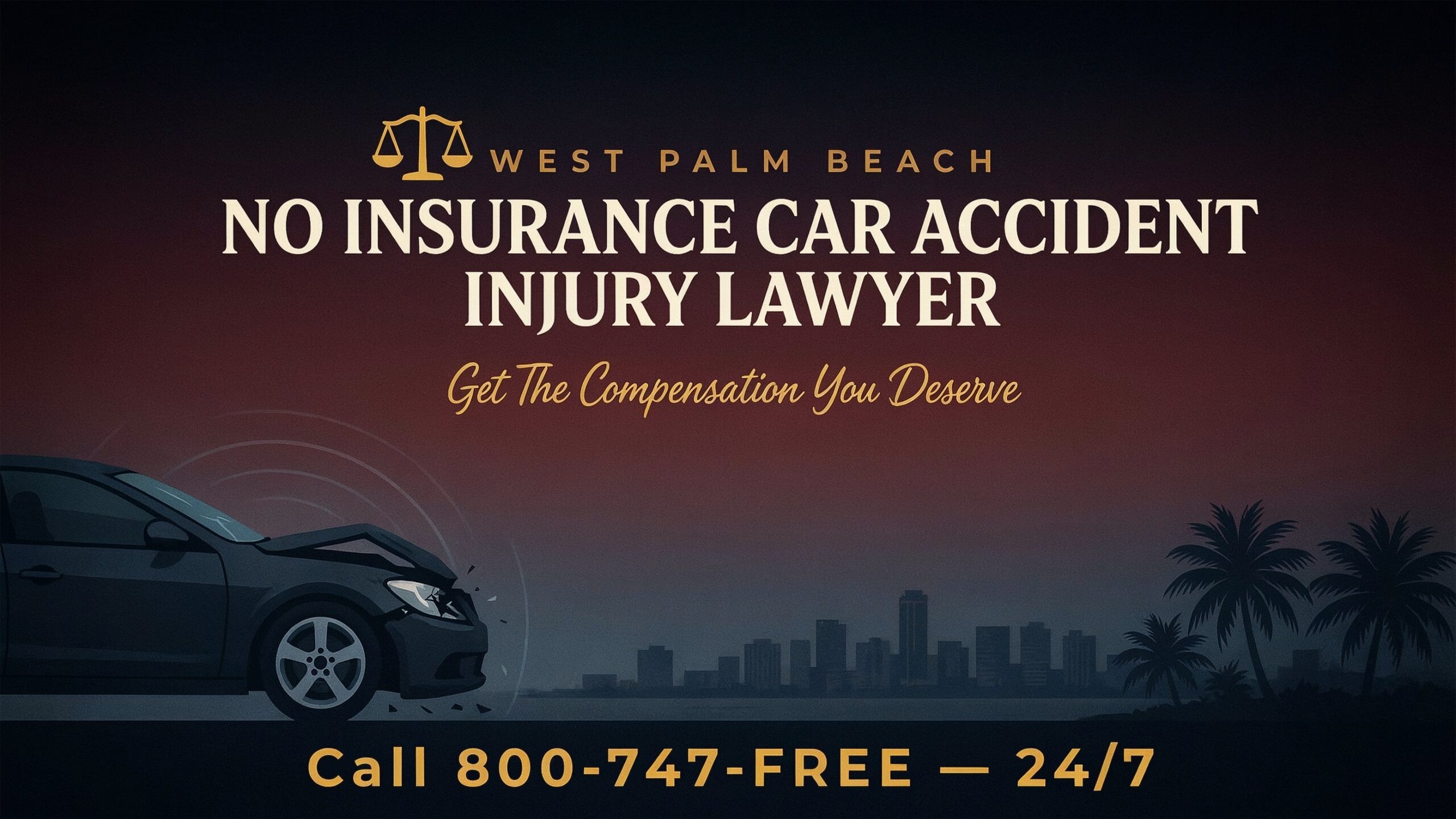 West Palm Beach No Insurance Car Accident Injury Lawyer