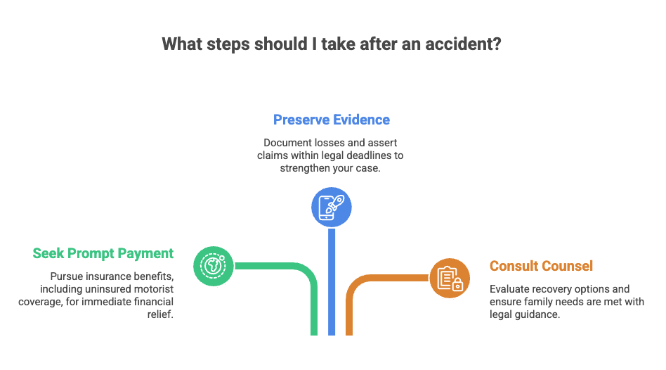 What steps should I take after an accident?