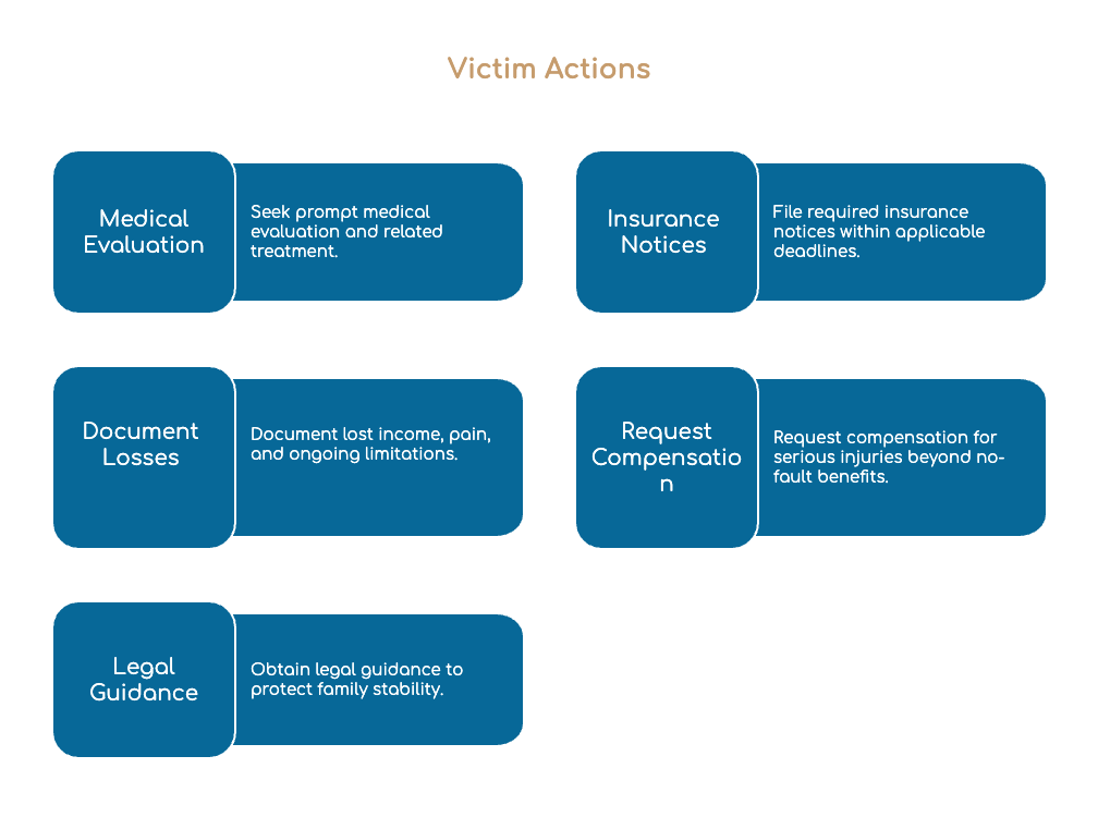 Victim Actions