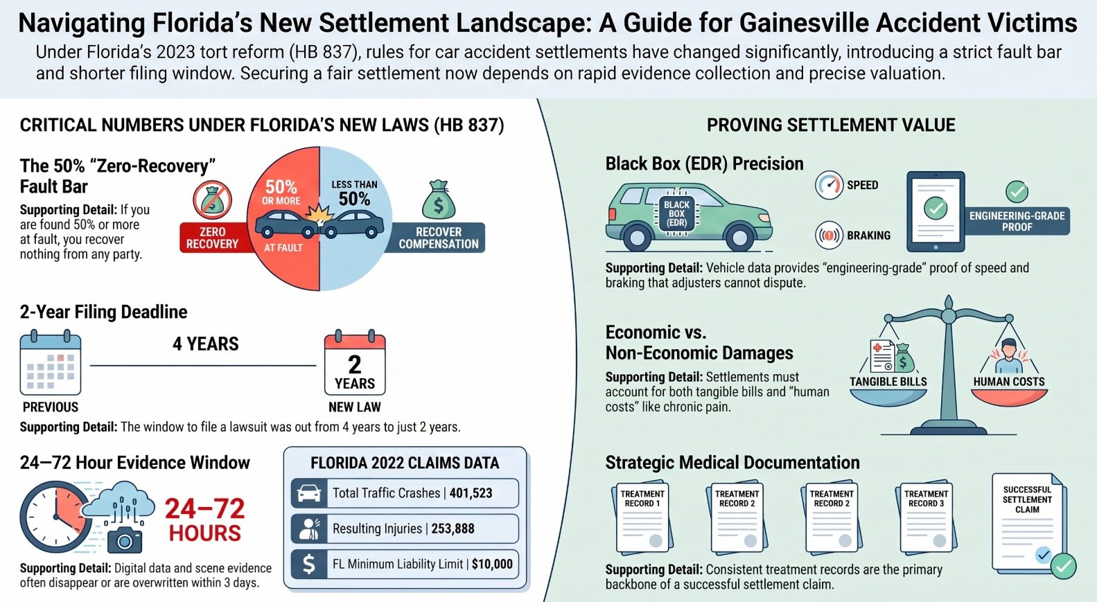 Gainesville Car Accident Settlement Injury Lawyer