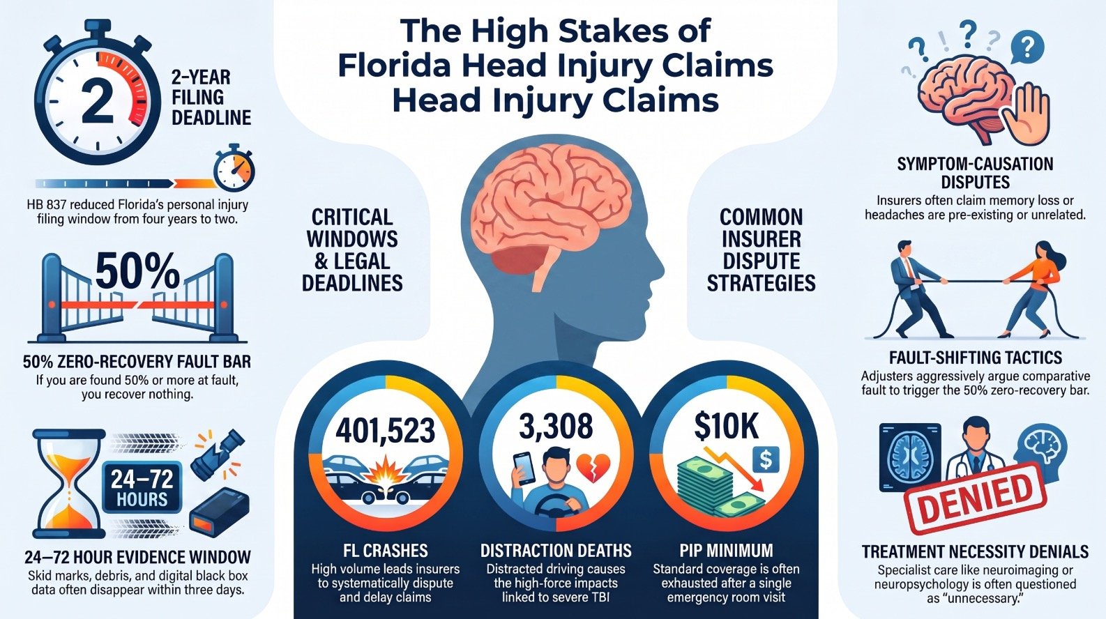 Gainsville Car Accident Head Injury Lawyer