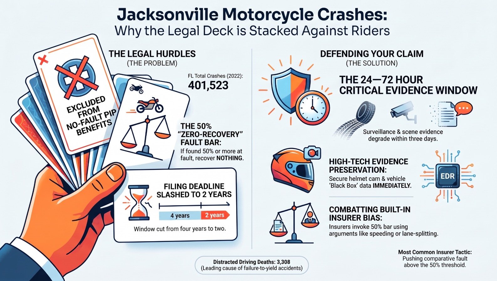Abogado de Accidentes de Motocicleta en Jacksonville