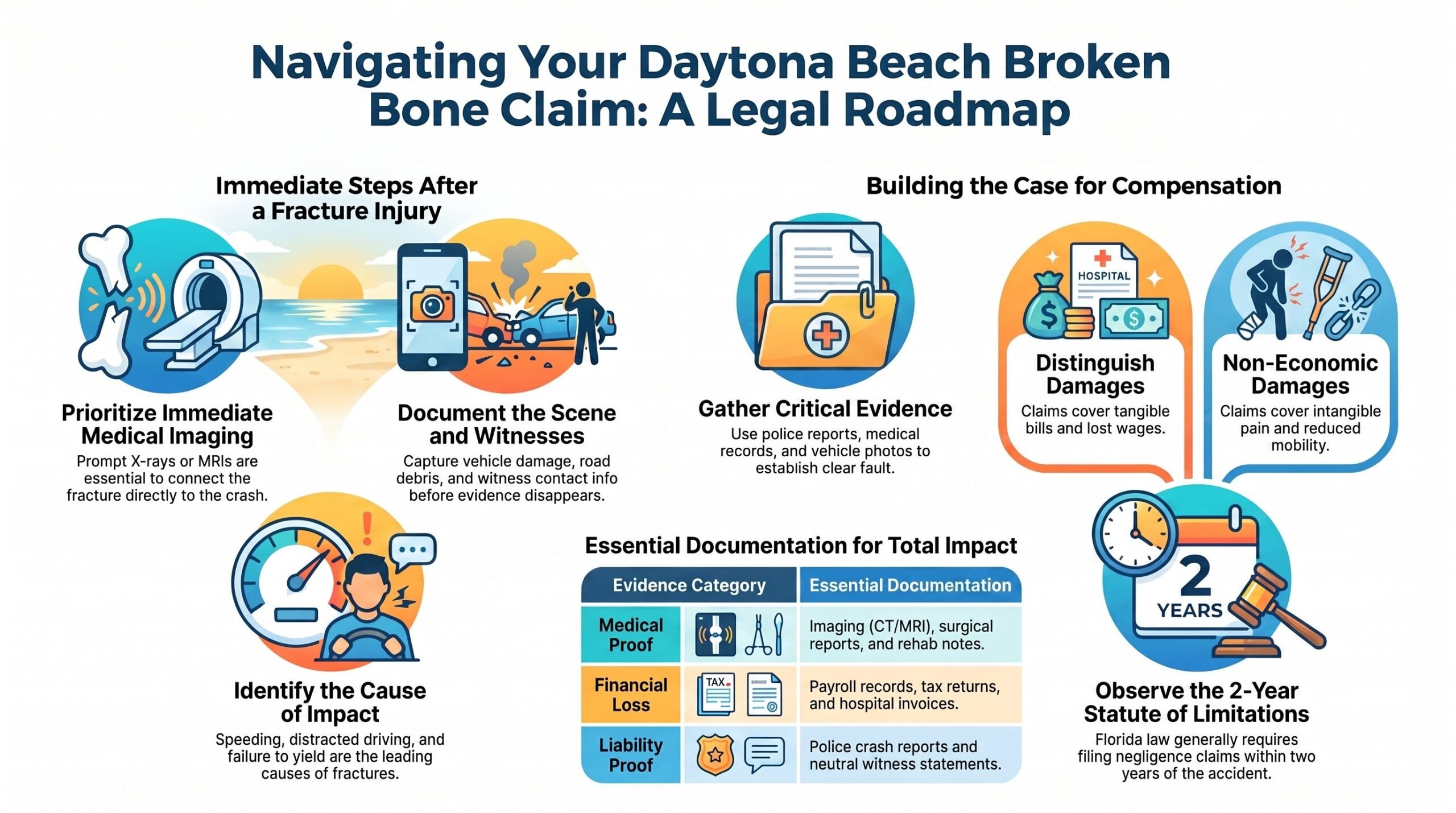Broken Bone Claim Legal Roadmap