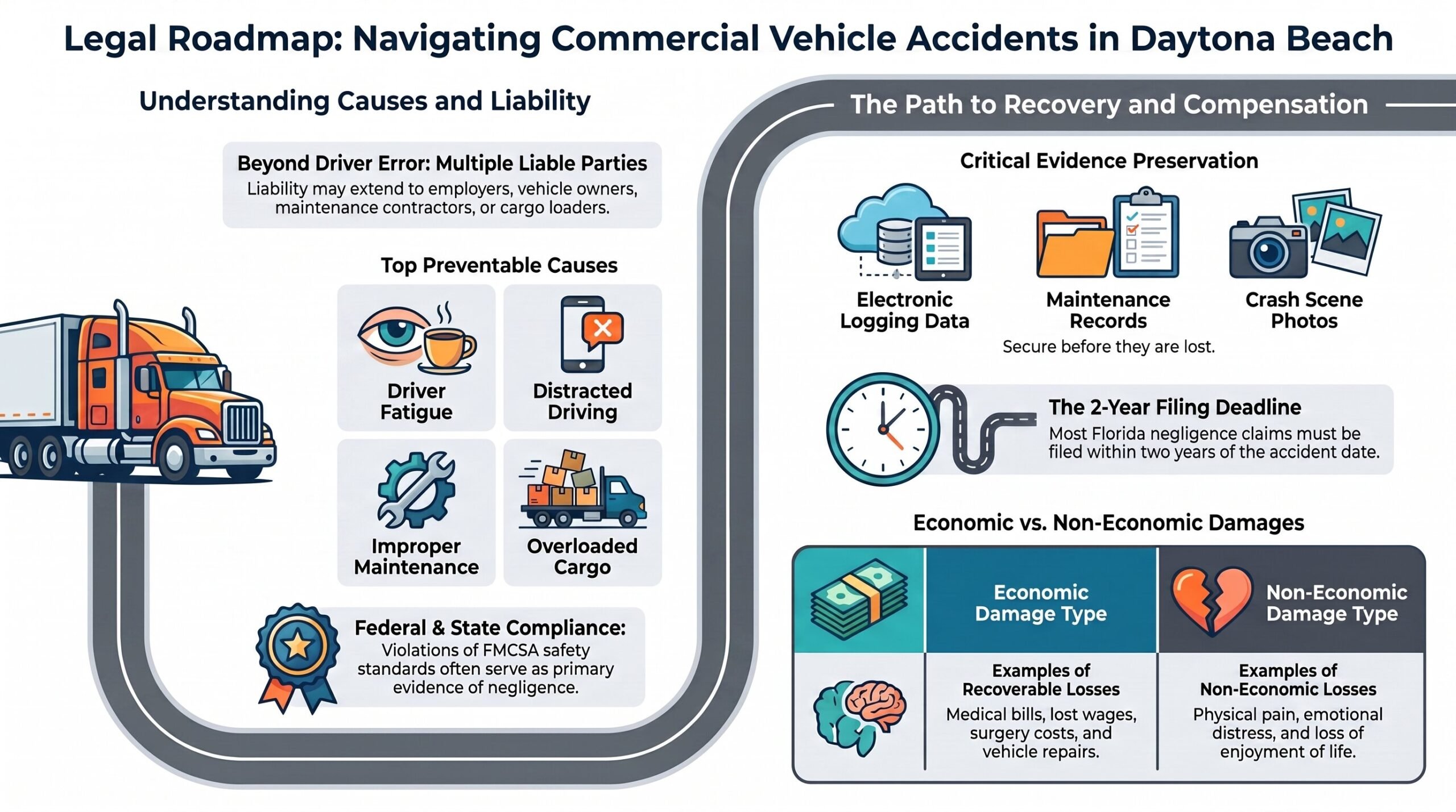 Commercial Vehicle Accident Legal Roadmap