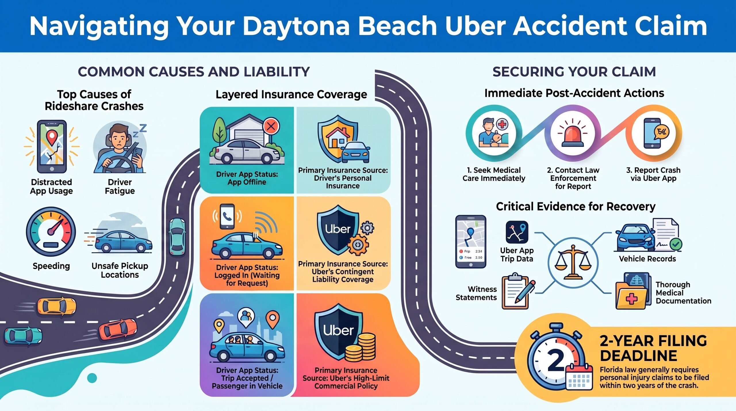 Daytona Beach Rideshare Claim Guide