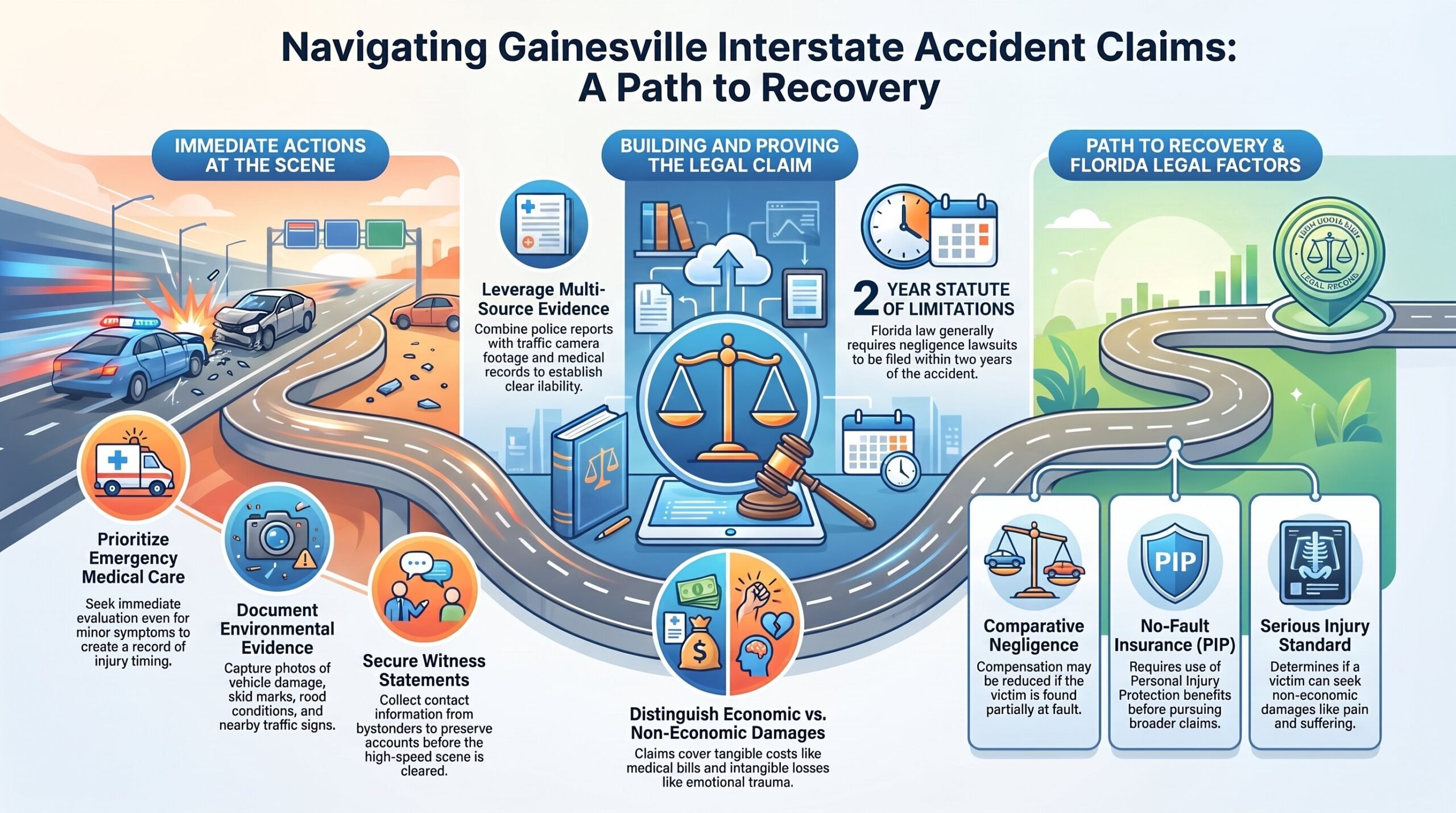 Navigating Gainesville Interstate Accident Claims