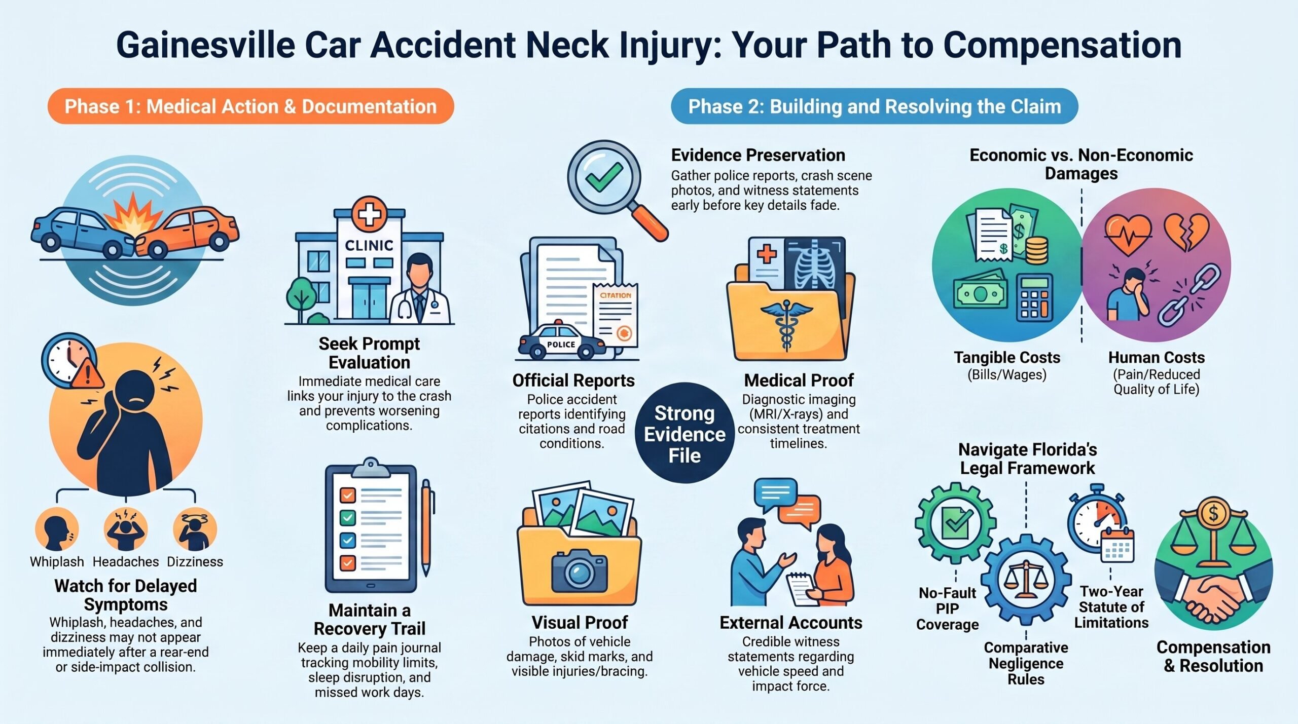 Path to Neck Injury Compensation