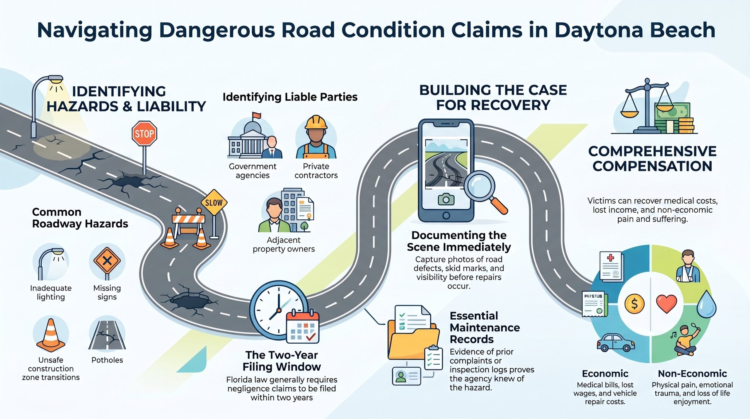 Road Condition Injury Claim Guide