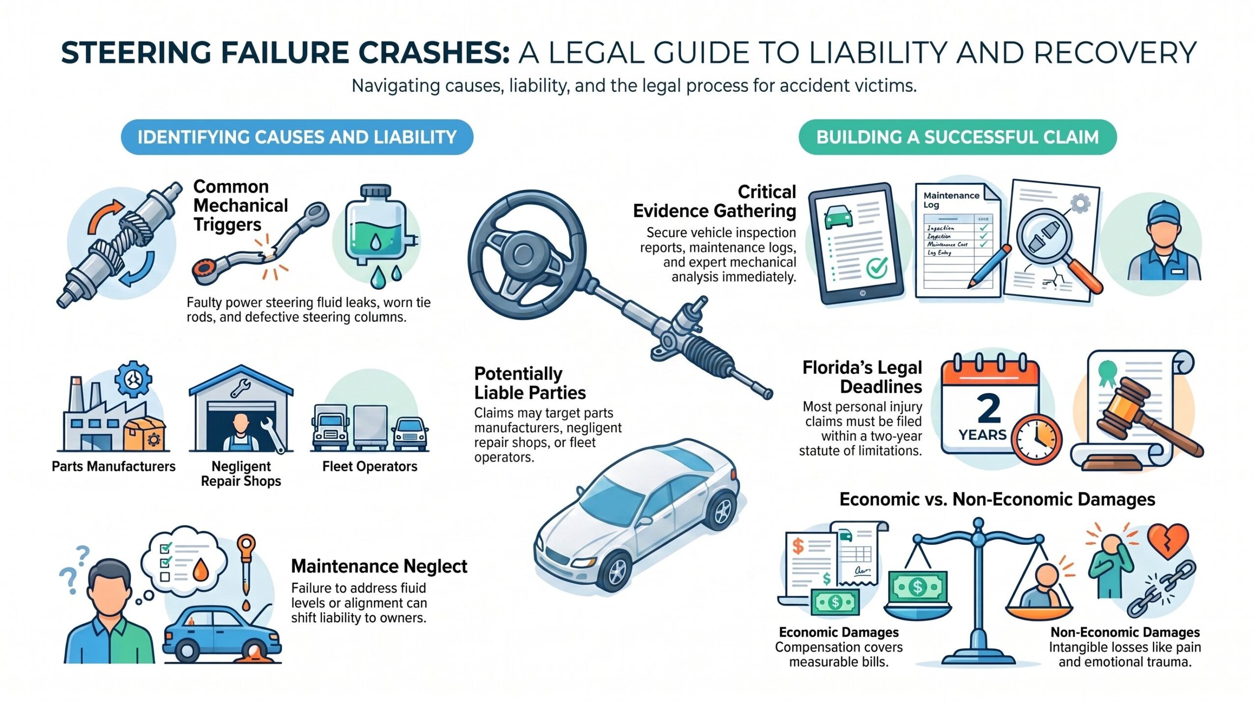Steering Failure Legal Recovery Guide