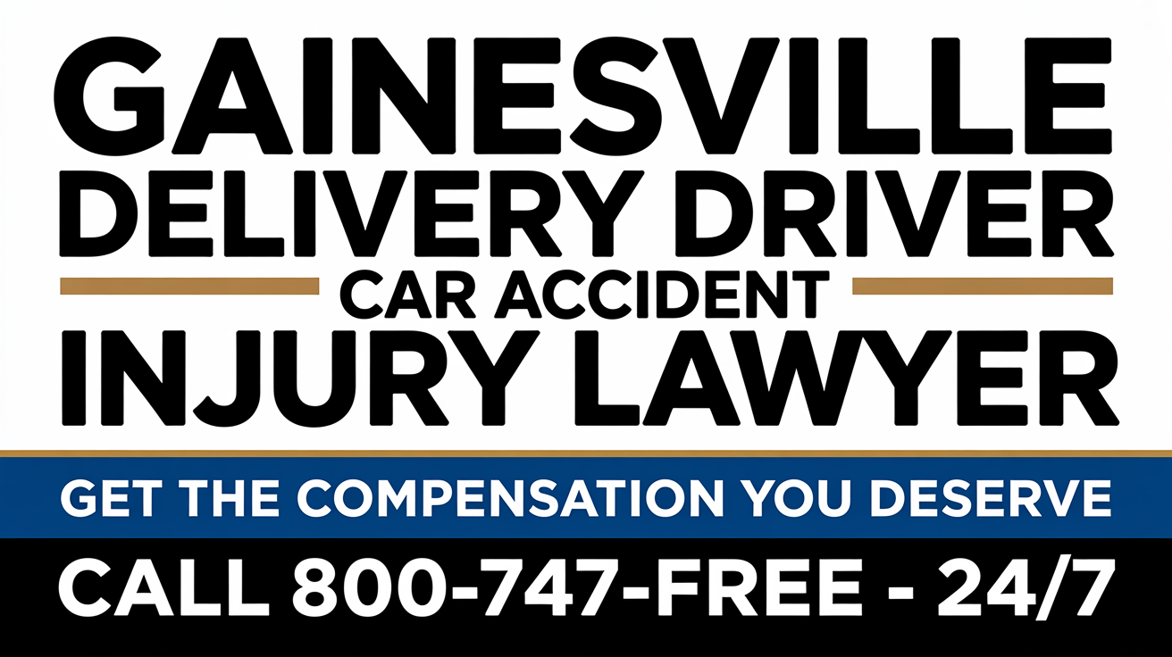 Gainesville Delivery Driver Car Accident Injury Lawyer
