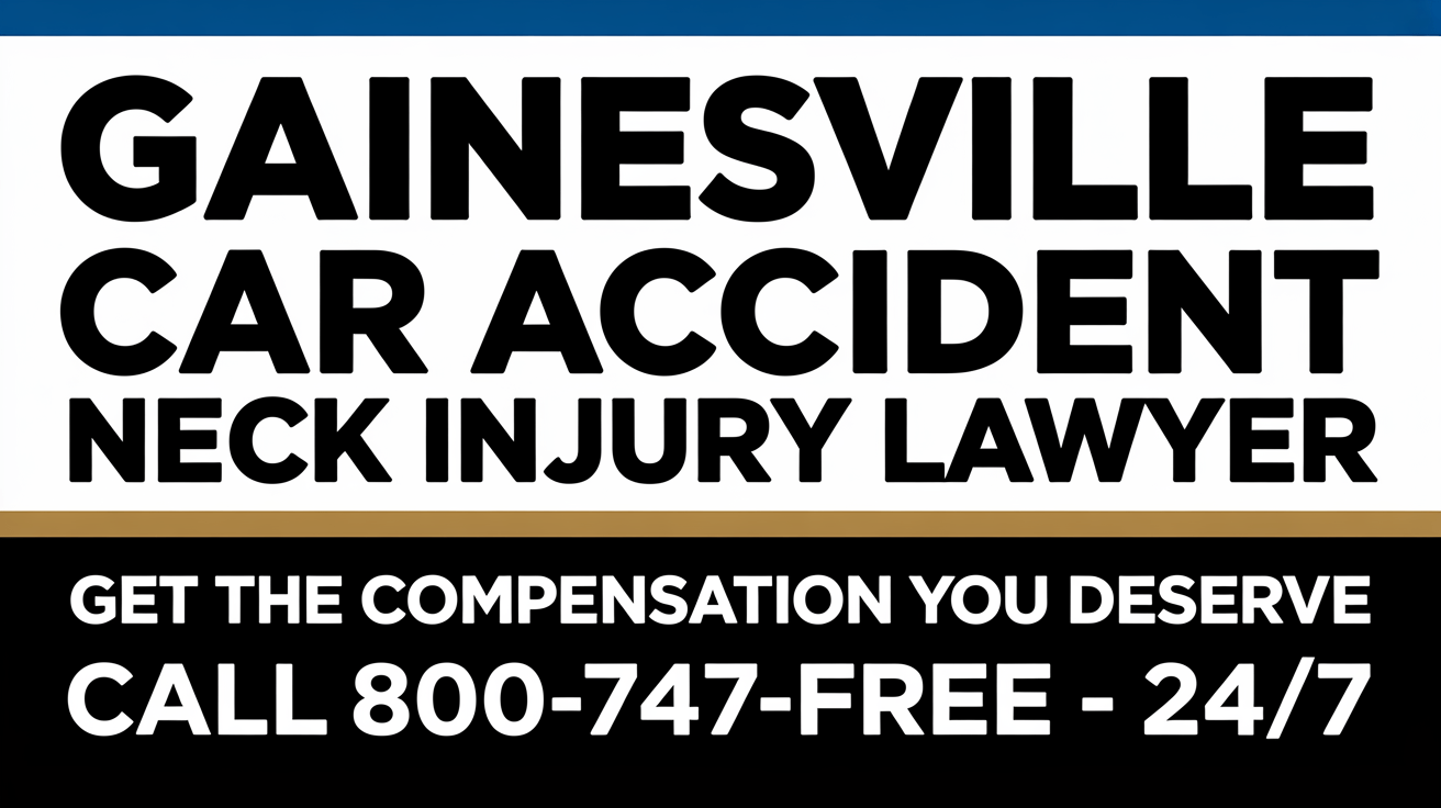 Gainesville Car Accident Neck Injury Lawyer