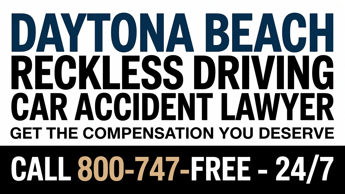 Abogado de Accidentes de Auto por Conducción Temeraria en Daytona Beach