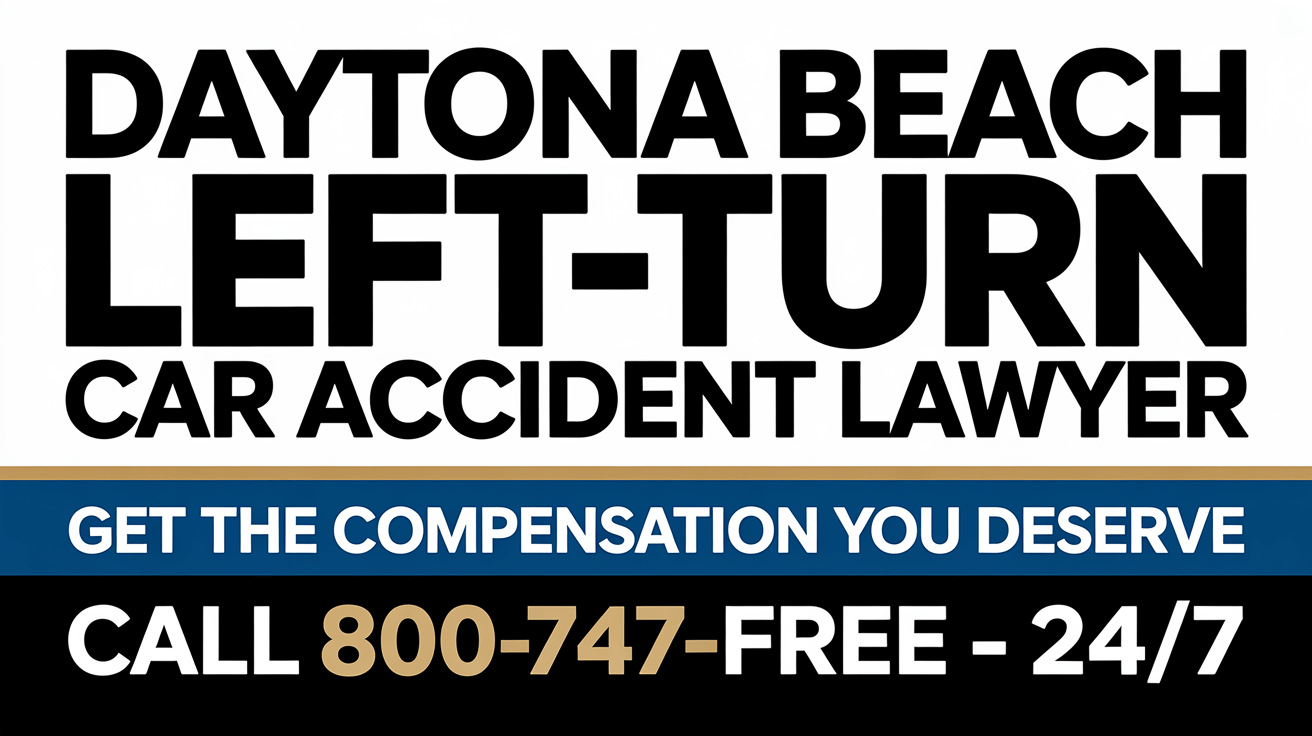Abogado de Accidentes de Auto por Giro a la Izquierda en Daytona Beach