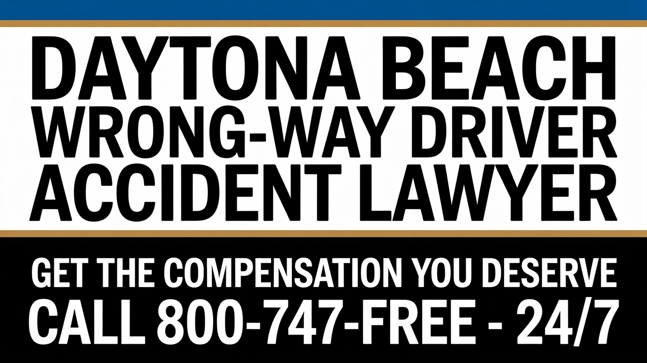 Abogado de Accidentes de Conductores en Sentido Contrario en Daytona Beach