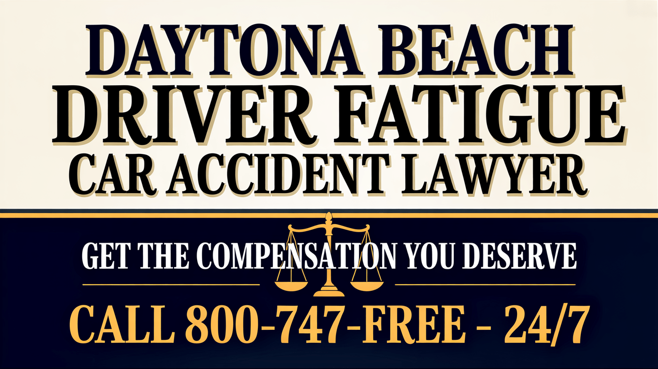 Daytona Beach Driver Fatigue Car Accident Lawyer 
