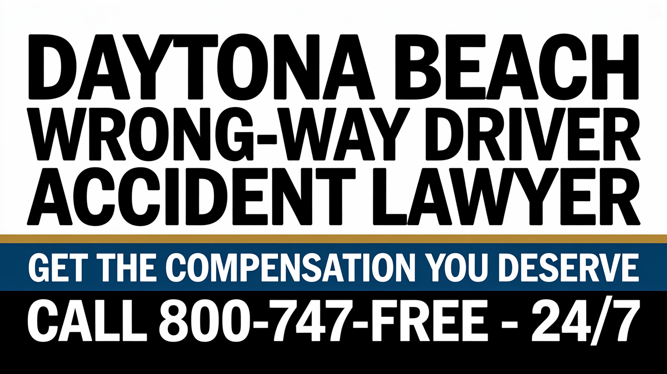 Abogado de Accidentes de Conductores en Sentido Contrario en Daytona Beach