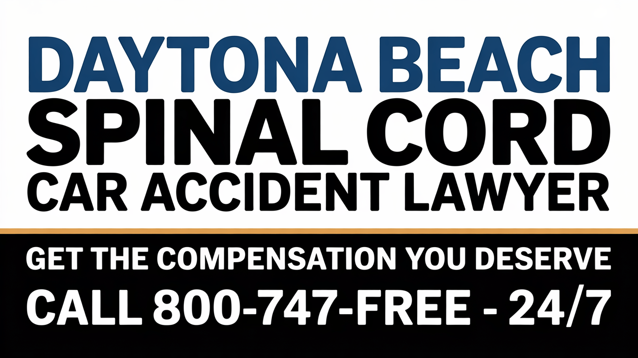 Daytona Beach Spinal Cord Car Accident Lawyer