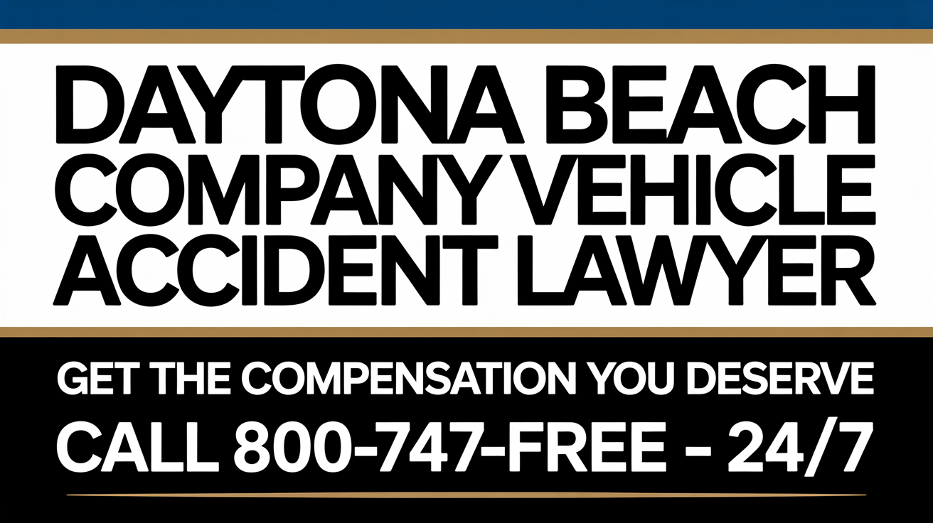 Daytona Beach Company Vehicle Accident Lawyer