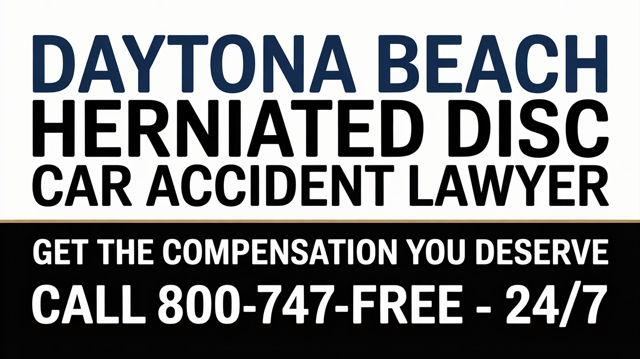 Daytona Beach Herniated Disc Car Accident Lawyer