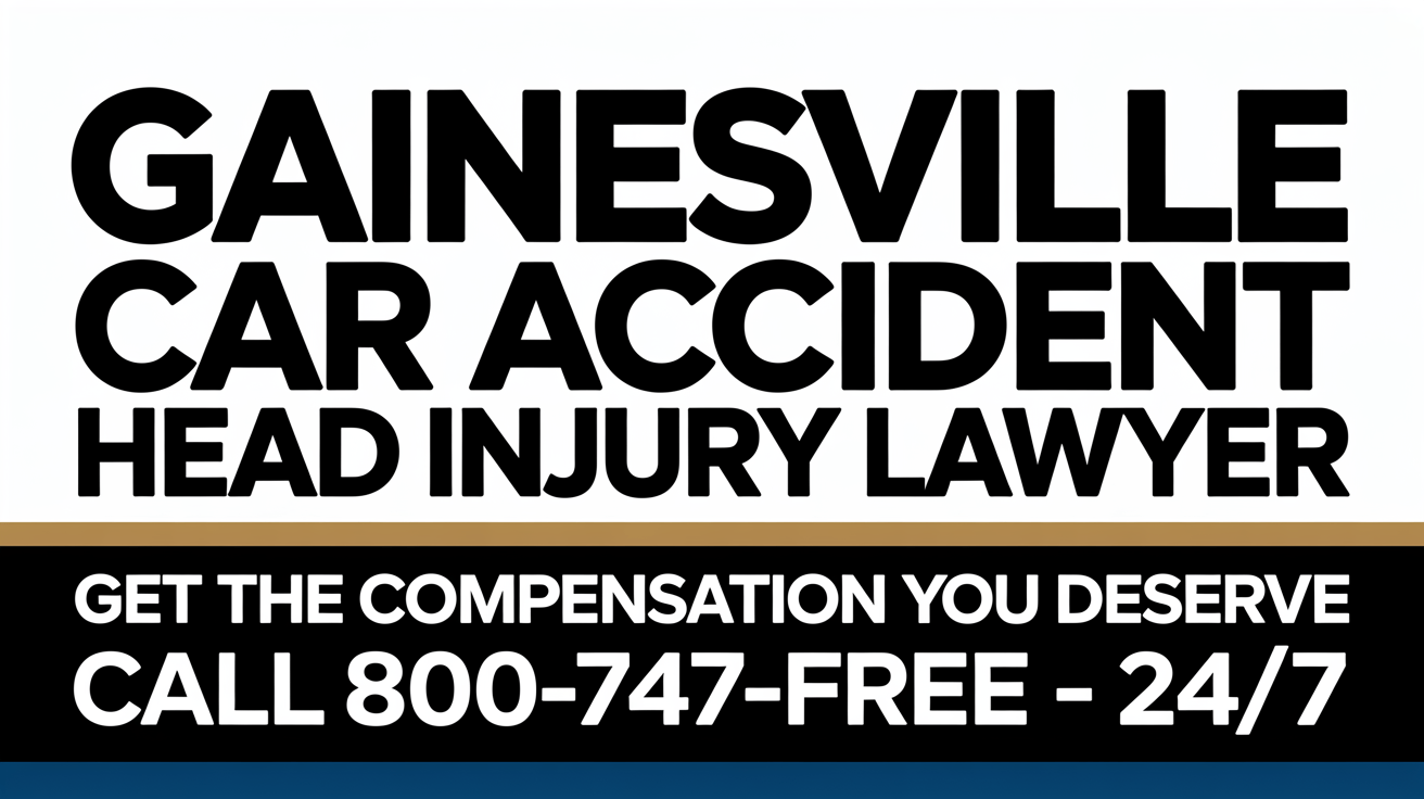 Gainsville Car Accident Head Injury Lawyer