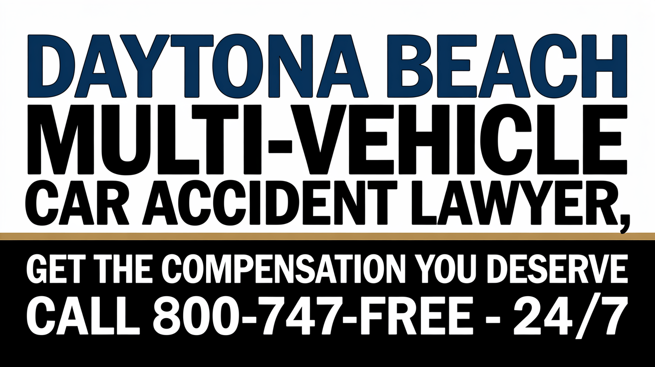 Abogado de Accidentes de Múltiples Vehículos en Daytona Beach