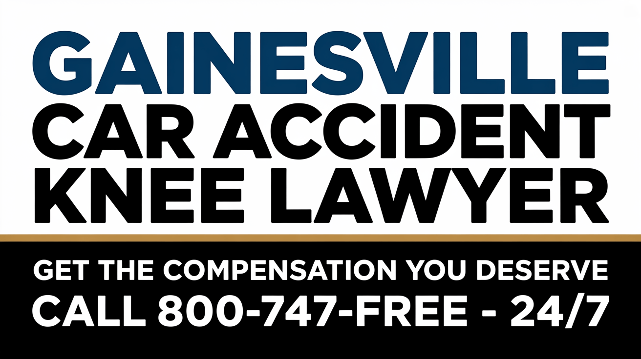 Gainesville Car Accident Knee Injury Lawyer