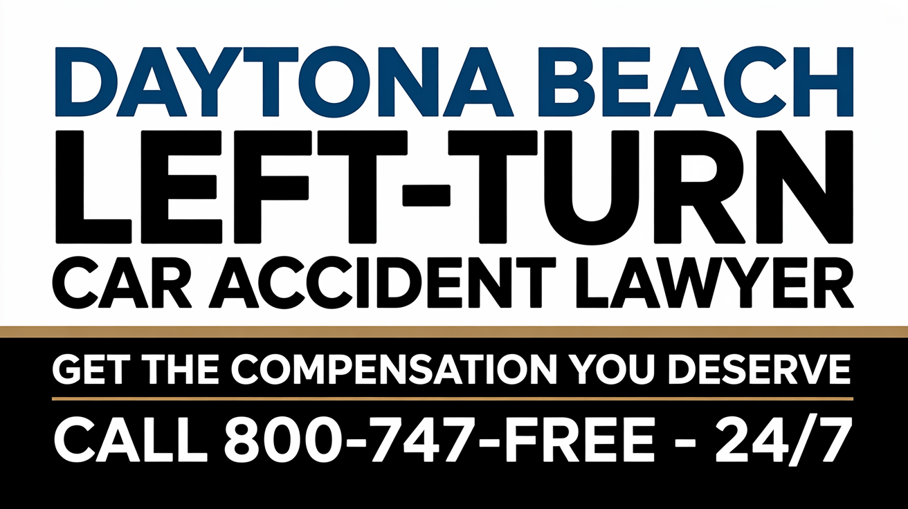 Abogado de Accidentes de Auto en Giro a la Izquierda en Daytona Beach